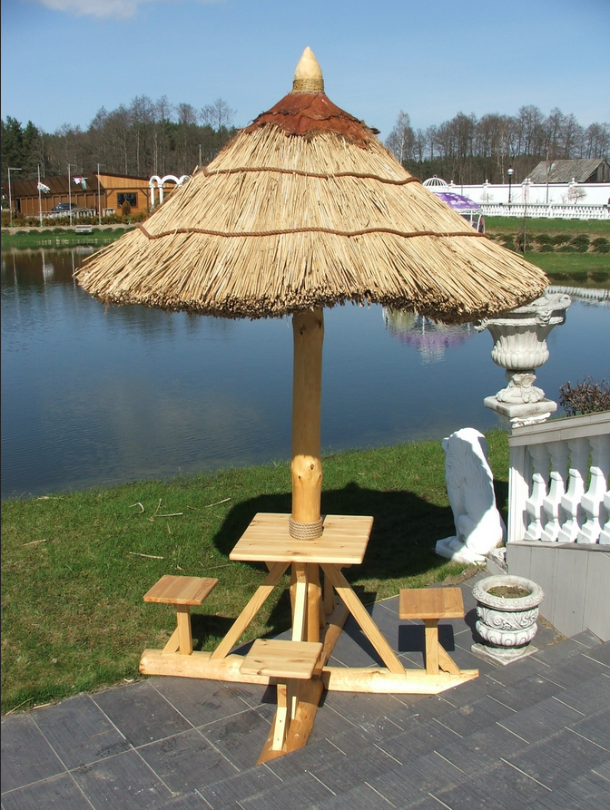 Wizualizacja daszka plażowego IV