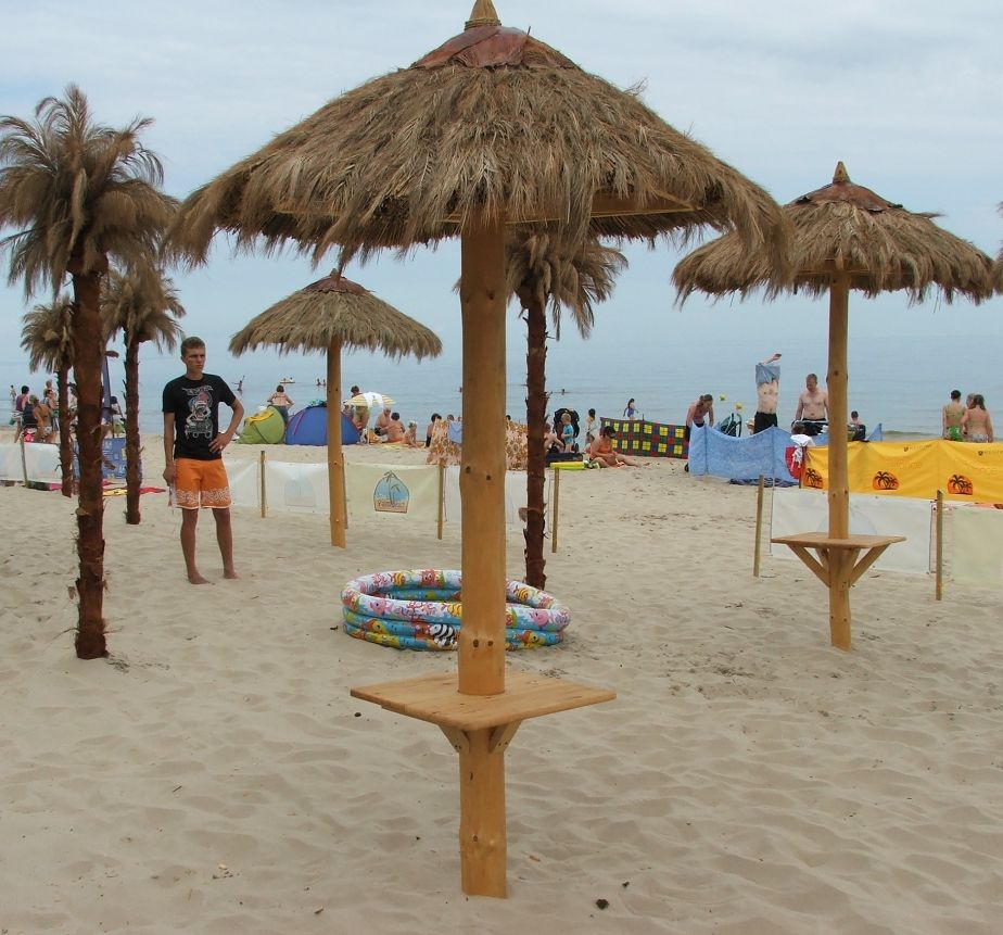 Wizualizacja daszka plażowego III